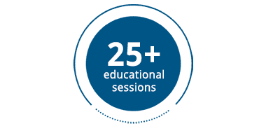 25+ educational sessions